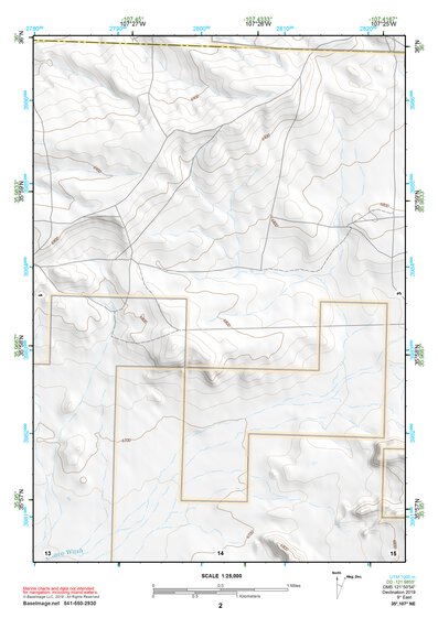 35107NE Page 2 Chaco Mesa Topo Preview 1