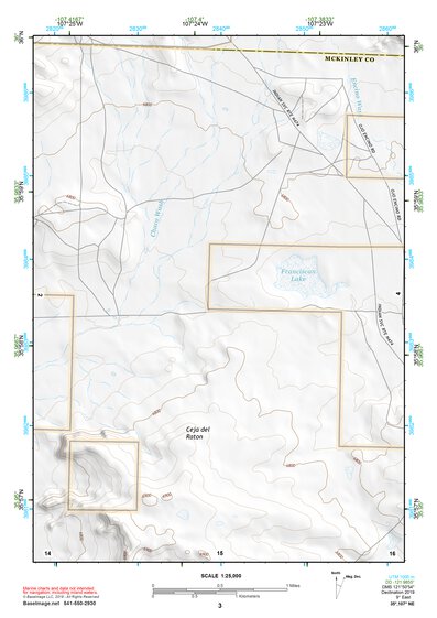 35107NE Page 3 Chaco Mesa Topo Preview 1