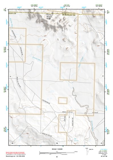 35107NE Page 4 Chaco Mesa Topo Preview 1
