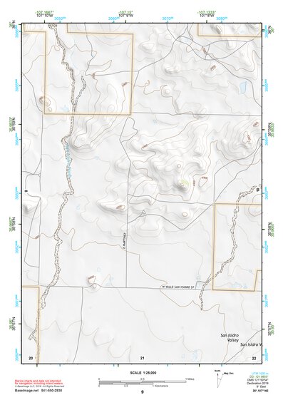 35107NE Page 9 Chaco Mesa Topo Preview 1