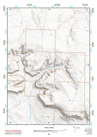 35107NE Page 38 Chaco Mesa Topo Preview 1