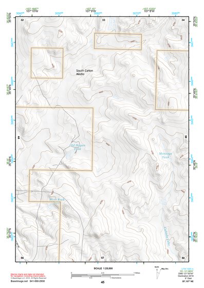 35107NE Page 45 Chaco Mesa Topo Preview 1
