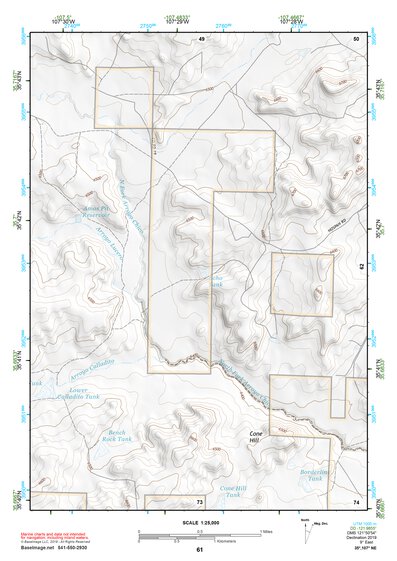 35107NE Page 61 Chaco Mesa Topo Preview 1