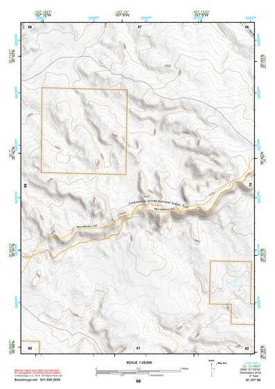 35107NE Page 69 Chaco Mesa Topo Preview 1
