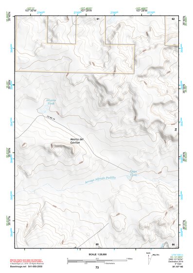 35107NE Page 73 Chaco Mesa Topo Preview 1