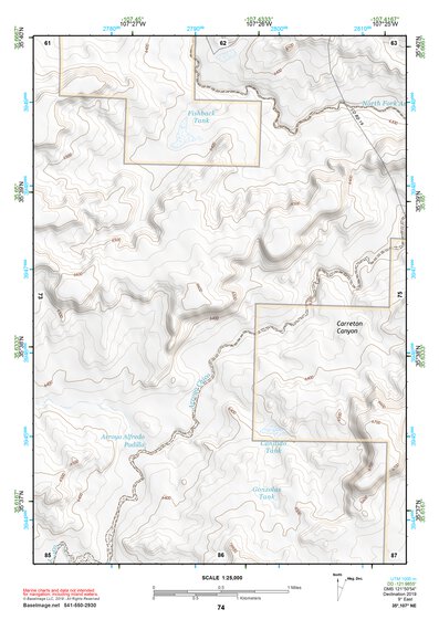 35107NE Page 74 Chaco Mesa Topo Preview 1