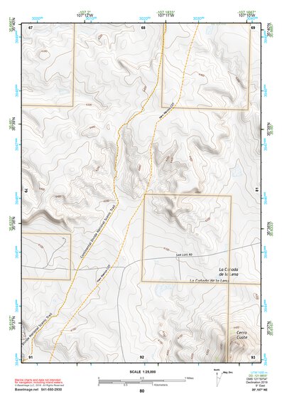 35107NE Page 80 Chaco Mesa Topo Preview 1