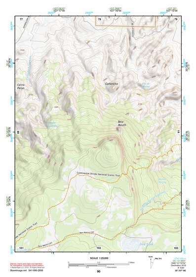 35107NE Page 90 Chaco Mesa Topo Preview 1