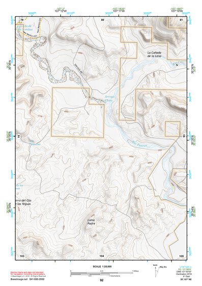 35107NE Page 92 Chaco Mesa Topo Preview 1