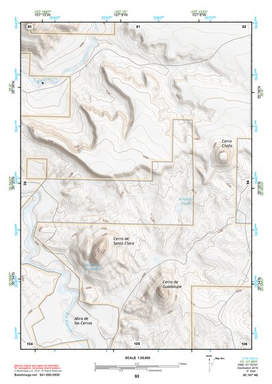 35107NE Page 93 Chaco Mesa Topo Preview 1