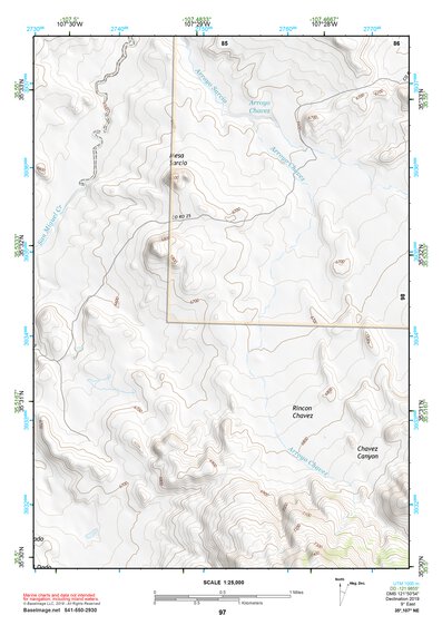 35107NE Page 97 Chaco Mesa Topo Preview 1