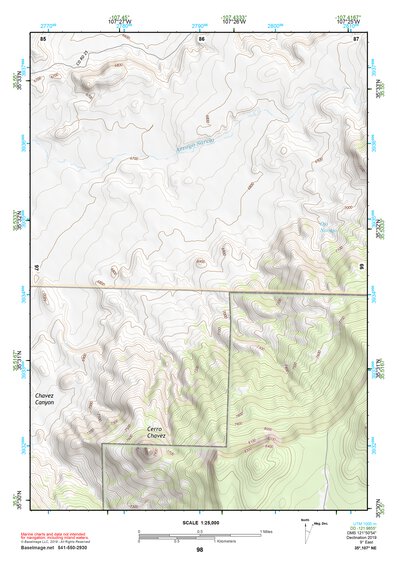 35107NE Page 98 Chaco Mesa Topo Preview 1