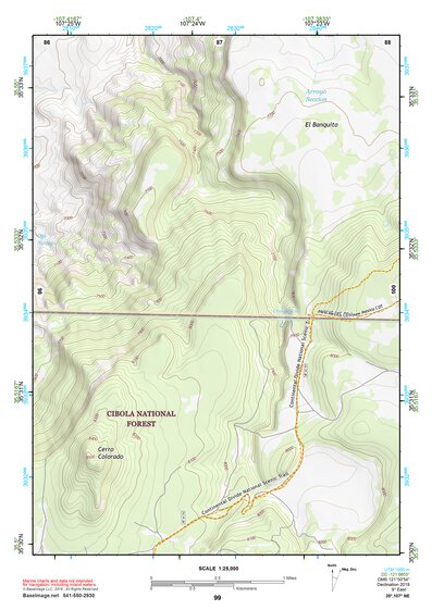 35107NE Page 99 Chaco Mesa Topo Preview 1