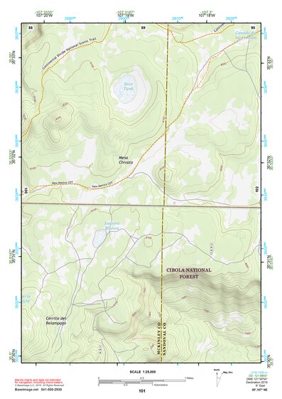 35107NE Page 101 Chaco Mesa Topo Preview 1