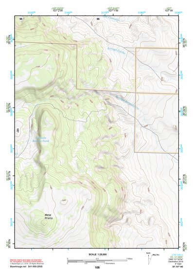 35107NE Page 108 Chaco Mesa Topo Preview 1