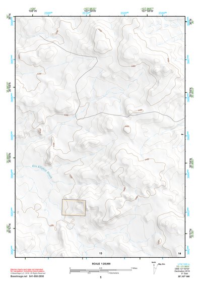 35107NW Page 1 Chaco Mesa Topo Preview 1