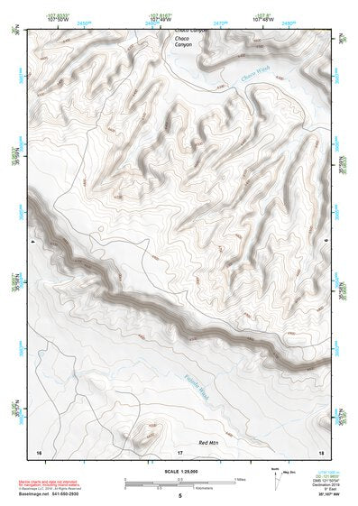 35107NW Page 5 Chaco Mesa Topo Preview 1