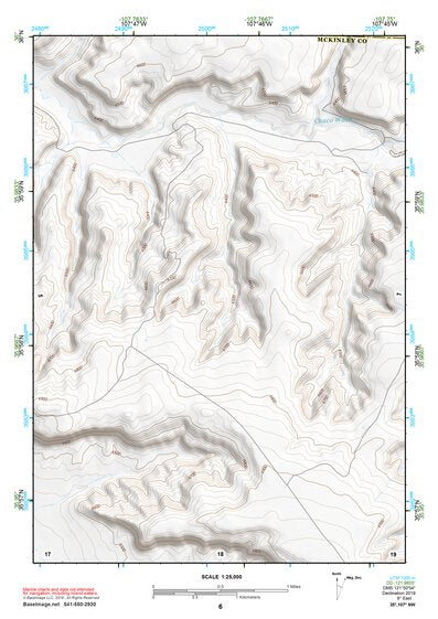 35107NW Page 6 Chaco Mesa Topo Preview 1