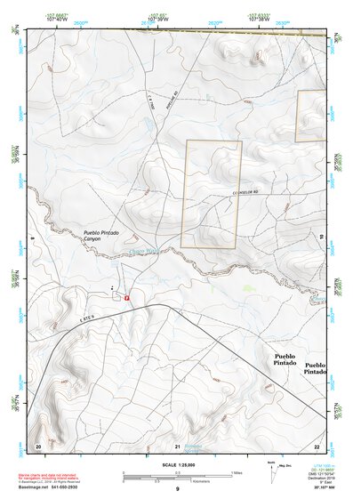 35107NW Page 9 Chaco Mesa Topo Preview 1