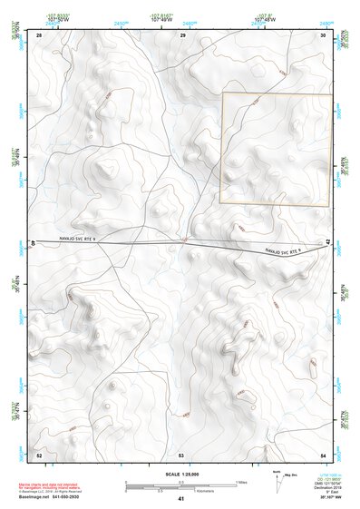 35107NW Page 41 Chaco Mesa Topo Preview 1