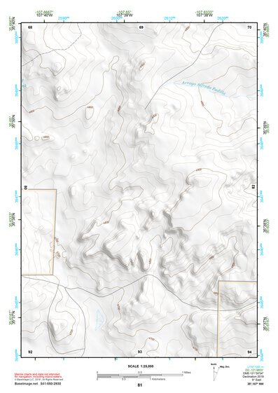 35107NW Page 81 Chaco Mesa Topo Preview 1