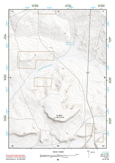 35107NW Page 88 Chaco Mesa Topo Preview 1