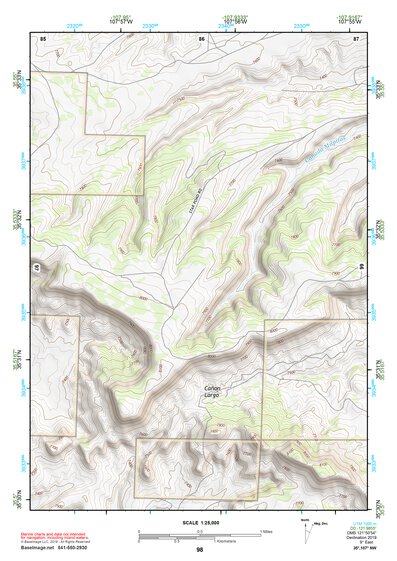 35107NW Page 98 Chaco Mesa Topo Preview 1
