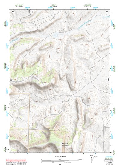 35107NW Page 99 Chaco Mesa Topo Preview 1