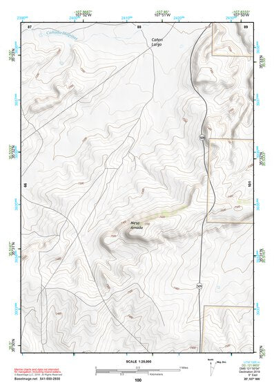 35107NW Page 100 Chaco Mesa Topo Preview 1