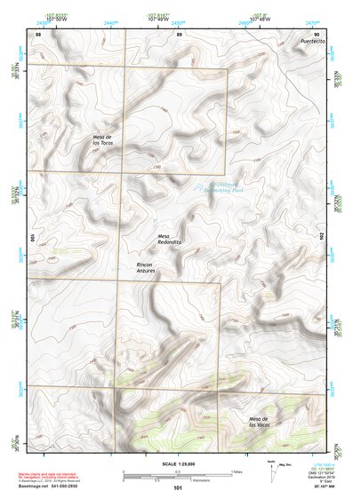35107NW Page 101 Chaco Mesa Topo Preview 1