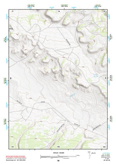 35108NE Page 90 Gallup Topo Preview 1