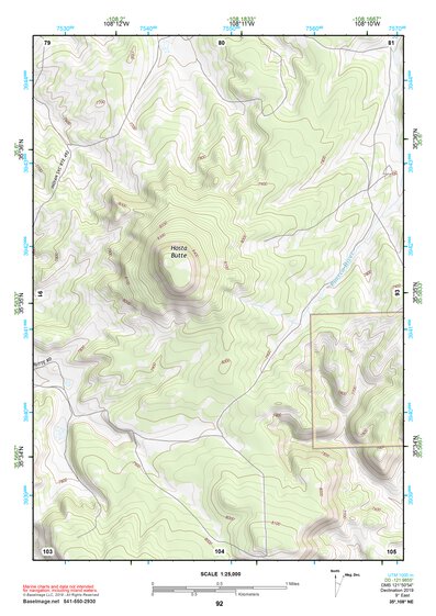 35108NE Page 92 Gallup Topo Preview 1