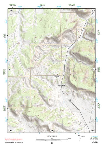 35108NE Page 93 Gallup Topo Preview 1