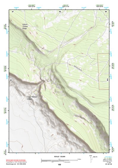 35108NE Page 100 Gallup Topo Preview 1