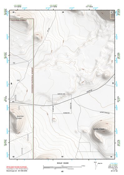 35111SE Page 41 Flagstaff Topo Preview 1