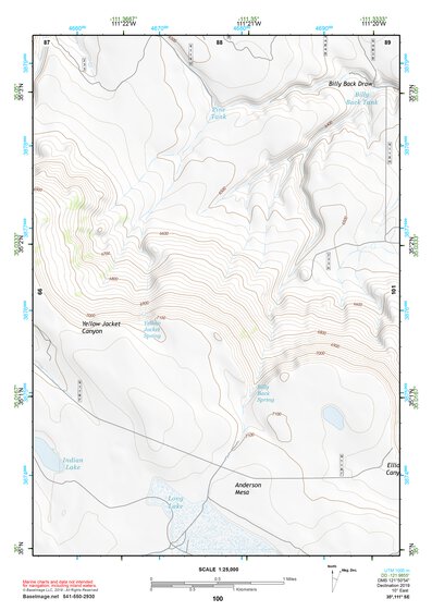 35111SE Page 100 Flagstaff Topo Preview 1
