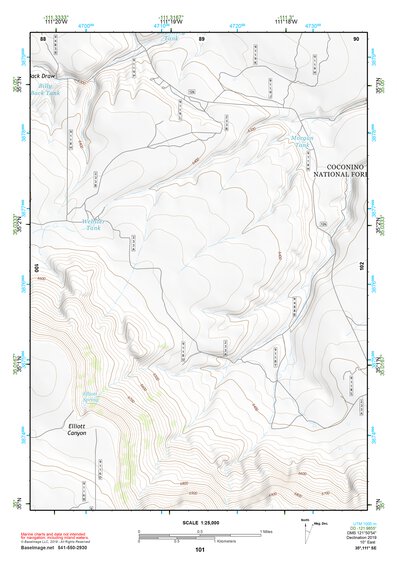 35111SE Page 101 Flagstaff Topo Preview 1