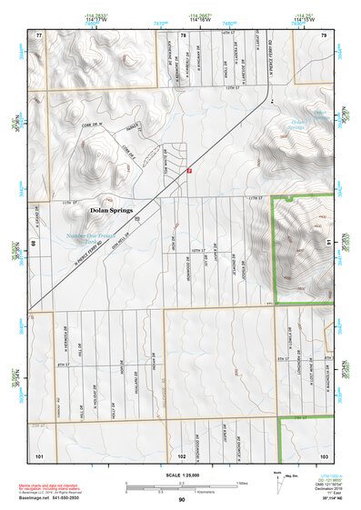 35114NE Page 90 Boulder City Topo Preview 1