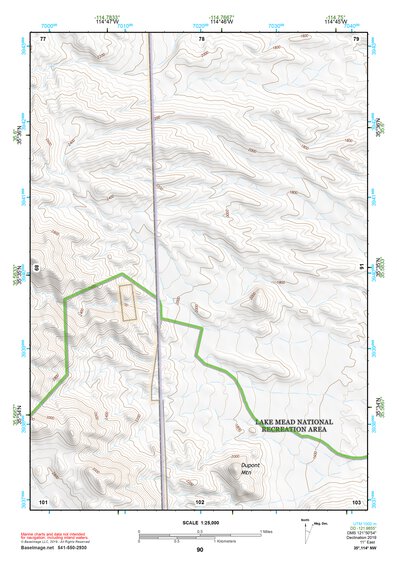 35114NW Page 90 Boulder City Topo Preview 1