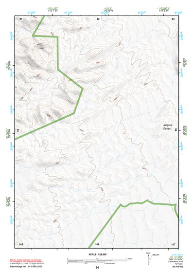 35115NE Page 94 Mesquite Lake Topo Preview 1
