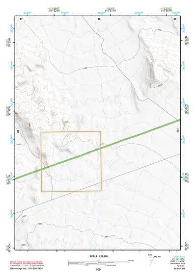 35115NW Page 100 Mesquite Lake Topo Preview 1