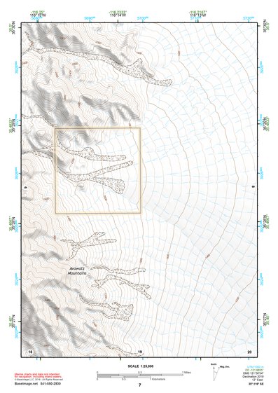 35116SE Page 7 Soda Mountains Topo Preview 1