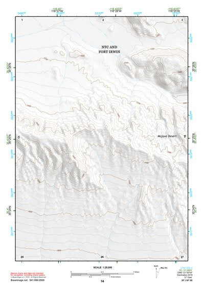 35116SE Page 14 Soda Mountains Topo Preview 1