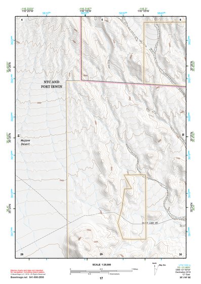 35116SE Page 17 Soda Mountains Topo Preview 1