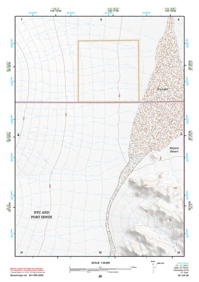 35116SE Page 20 Soda Mountains Topo Preview 1