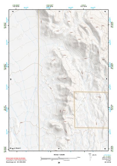 35116SE Page 29 Soda Mountains Topo Preview 1