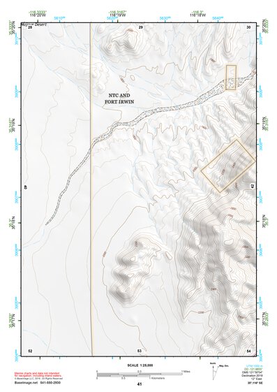 35116SE Page 41 Soda Mountains Topo Preview 1