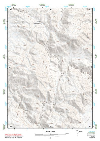 35116SE Page 67 Soda Mountains Topo Preview 1