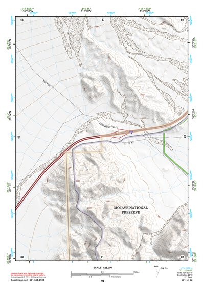 35116SE Page 69 Soda Mountains Topo Preview 1