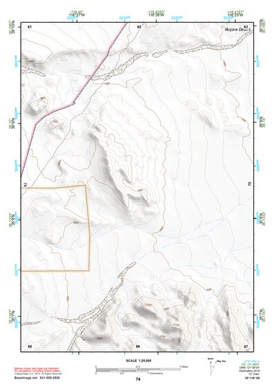 35116SE Page 74 Soda Mountains Topo Preview 1
